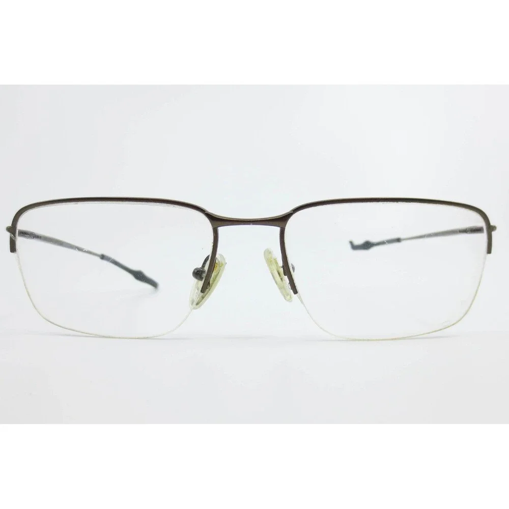 Oakley Wingback SQ Pewter Titanium Eyeglass Frames OX5148-0256 56-18 136 Mens